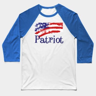 Patriot Conservative Blue Baseball T-Shirt
